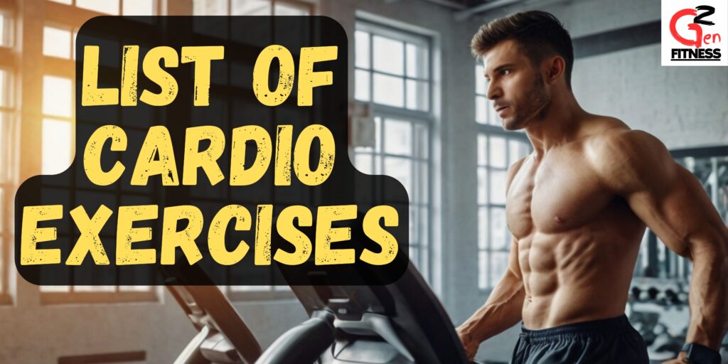 List of Cardio Exercises