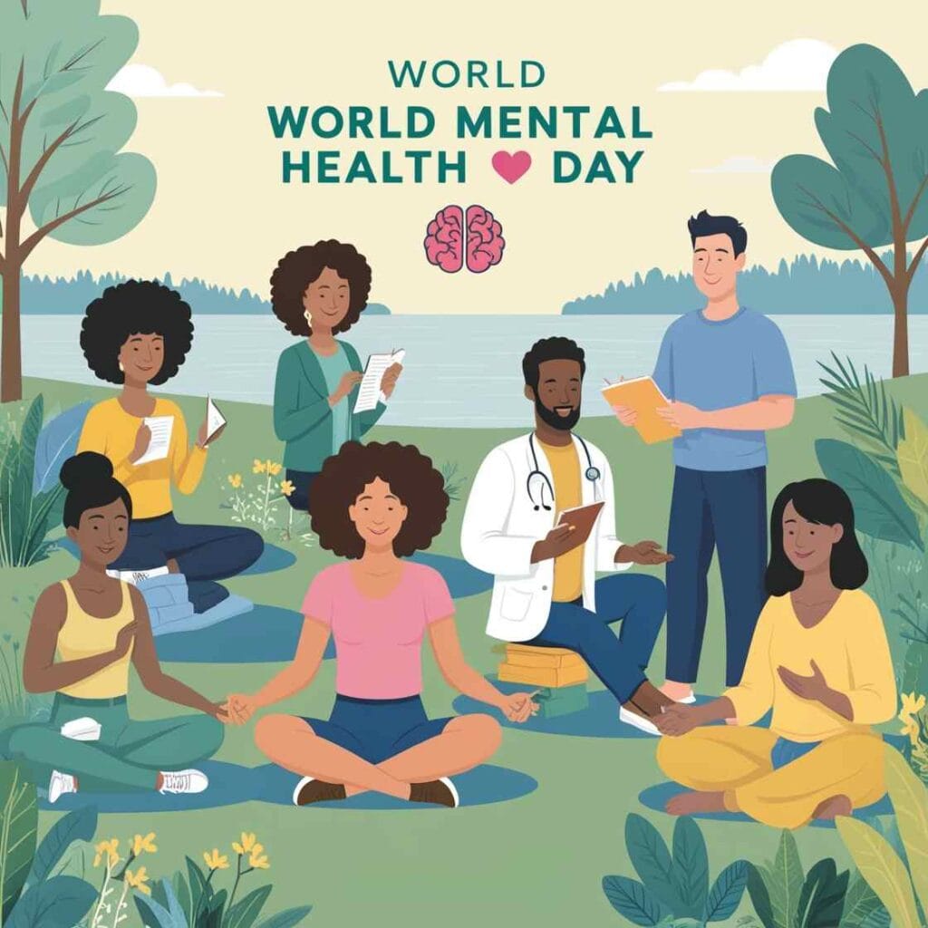 world mental health day poster