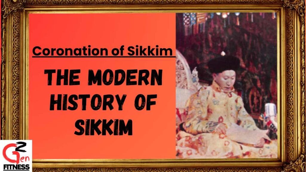 sikkim coronation