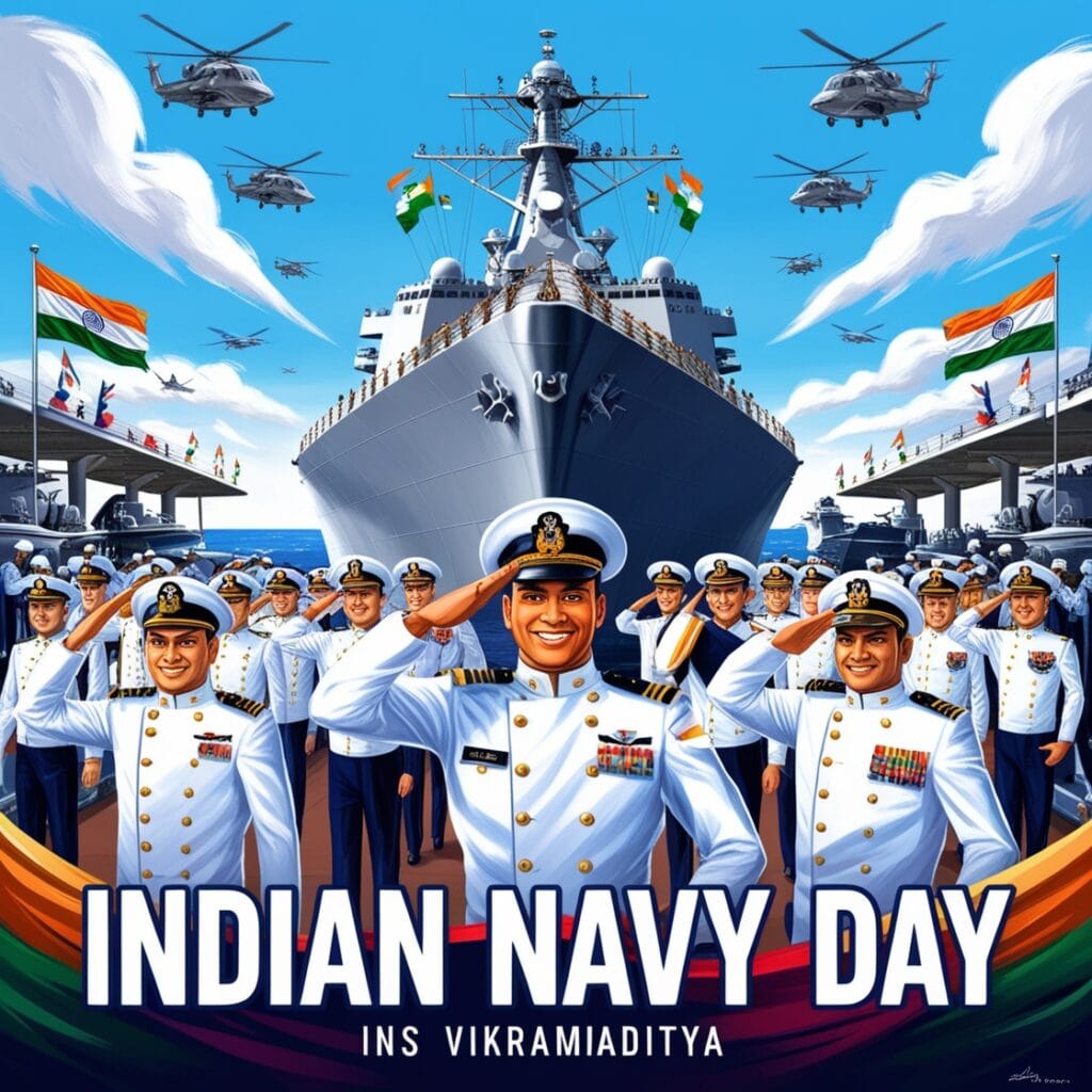 indian navy day Poster